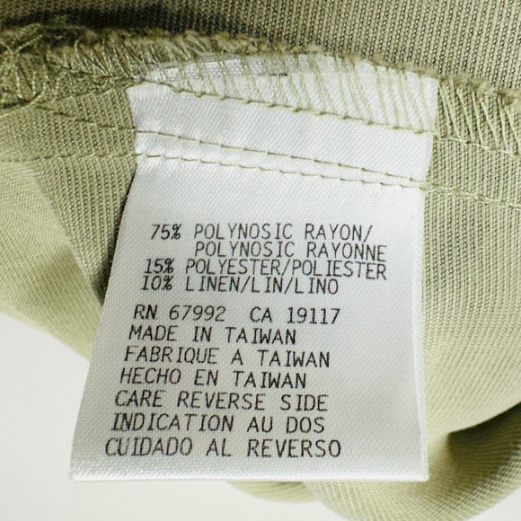 Sigrid Olsen Sport Sage Green Business Casual Jacket Linen Blend Women's 14 - Picture 4 of 15